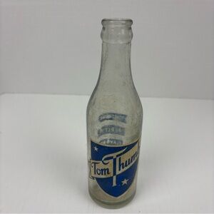 Vintage Tom Thumb Soda Bottle Glass Rome Georgia Spann’s Beverage Collectible